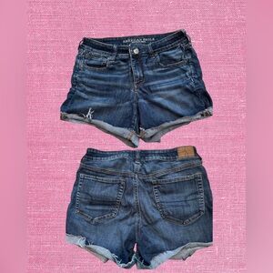 American Eagle Outfitters Dark Blue Jean Shorts size 10